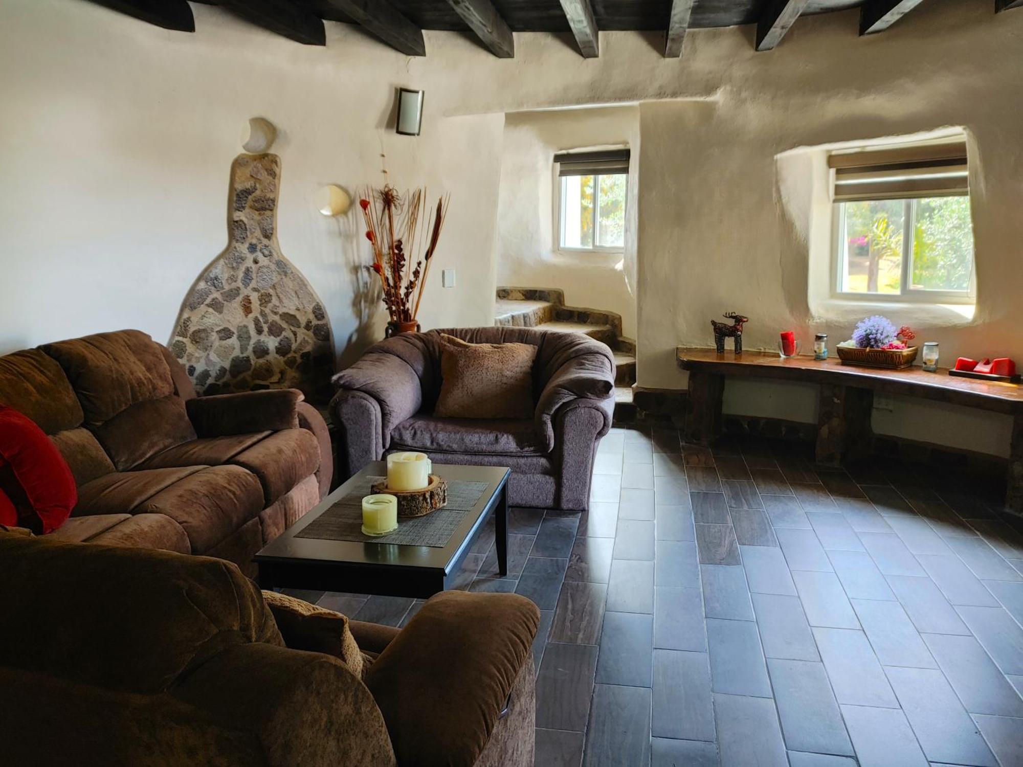 バジェ・デ・グアダルーペ Hacienda Eco-Domesヴィラ エクステリア 写真