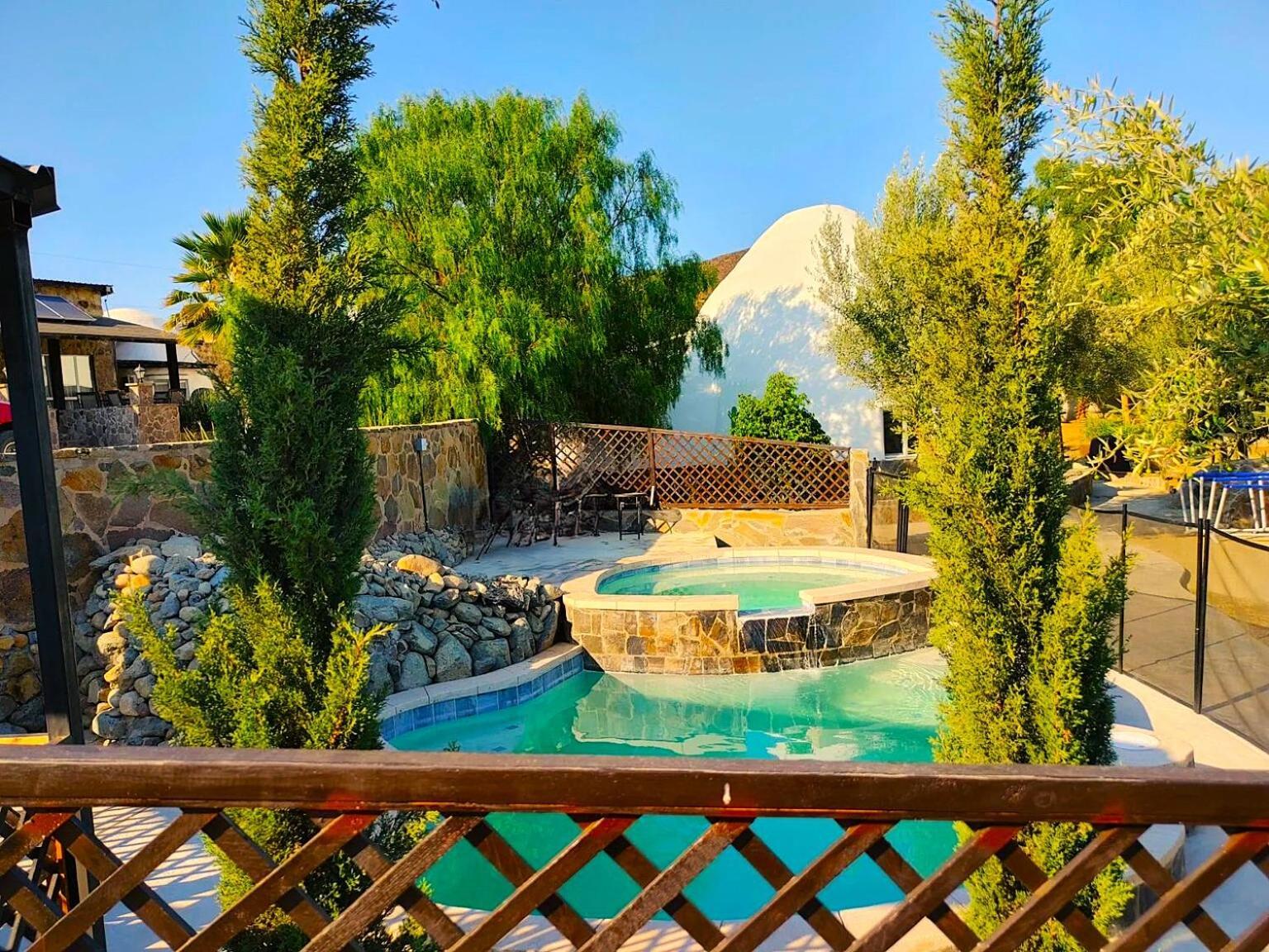 バジェ・デ・グアダルーペ Hacienda Eco-Domesヴィラ エクステリア 写真